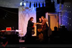 Magier Mandom in der Bar Wien